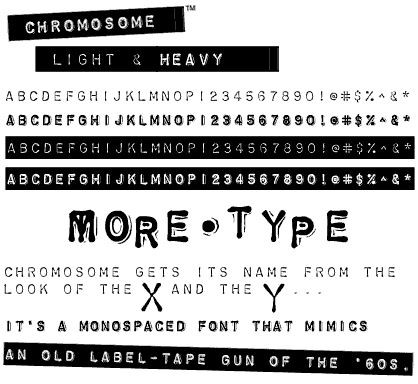 label maker font